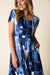 Midnight Brush Stroke Swing Dress