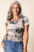 Willow Cozy Rib Print Tee