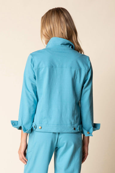 Dewdrop Cotton Knit Jean Jacket
