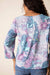Topaz Medley Pleat Back Pullover