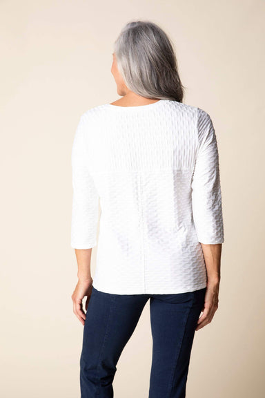 White Newport Knit Top