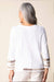 White Boardwalk Mosaic Pullover Sweater