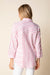 Coral Stripe Button Front Shirt