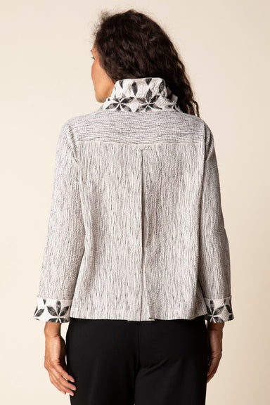 Willow Crinkle Crepe Floral Mix Jacket
