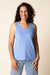 Sky Blue Cotton Pieced Tank
