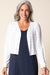 White Eyelet Blooms Jacket