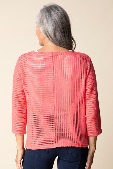 Coral Summer Breeze Pullover