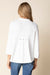 White Pleat Back Sweater Jacket