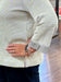 Habitat Grid Texture Center Seam Top — Winter White