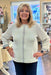 Habitat Grid Texture Center Seam Top — Winter White