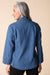Habitat Stretch Henley Top — Medium Denim