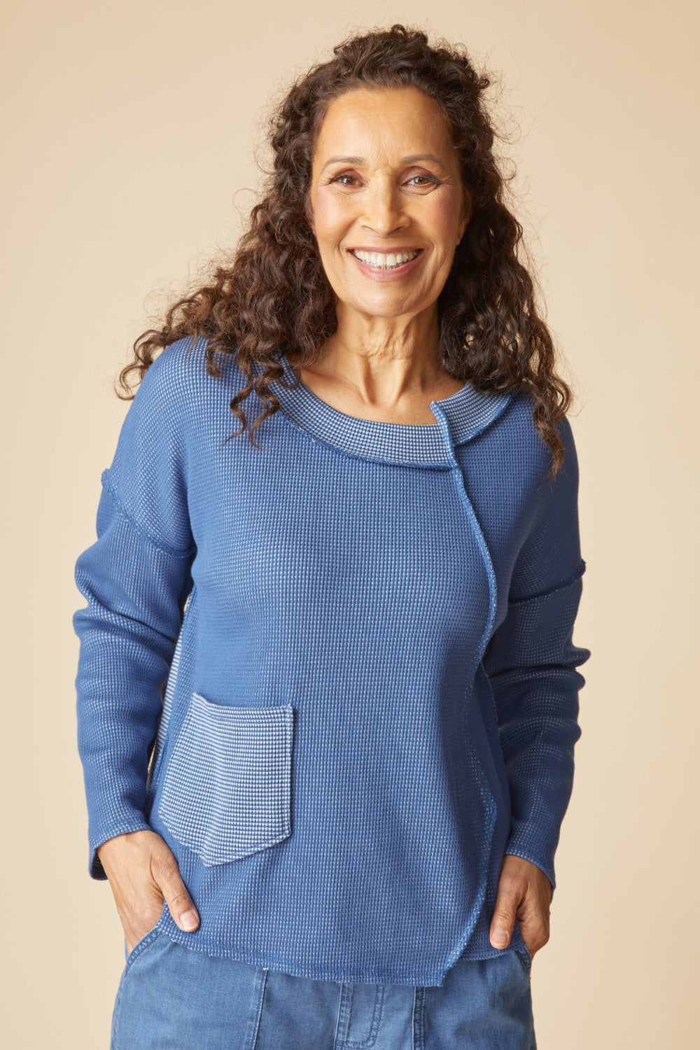 Habitat Inside Out Pullover — Denim Blue