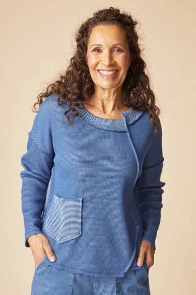 Habitat Inside Out Pullover — Denim Blue