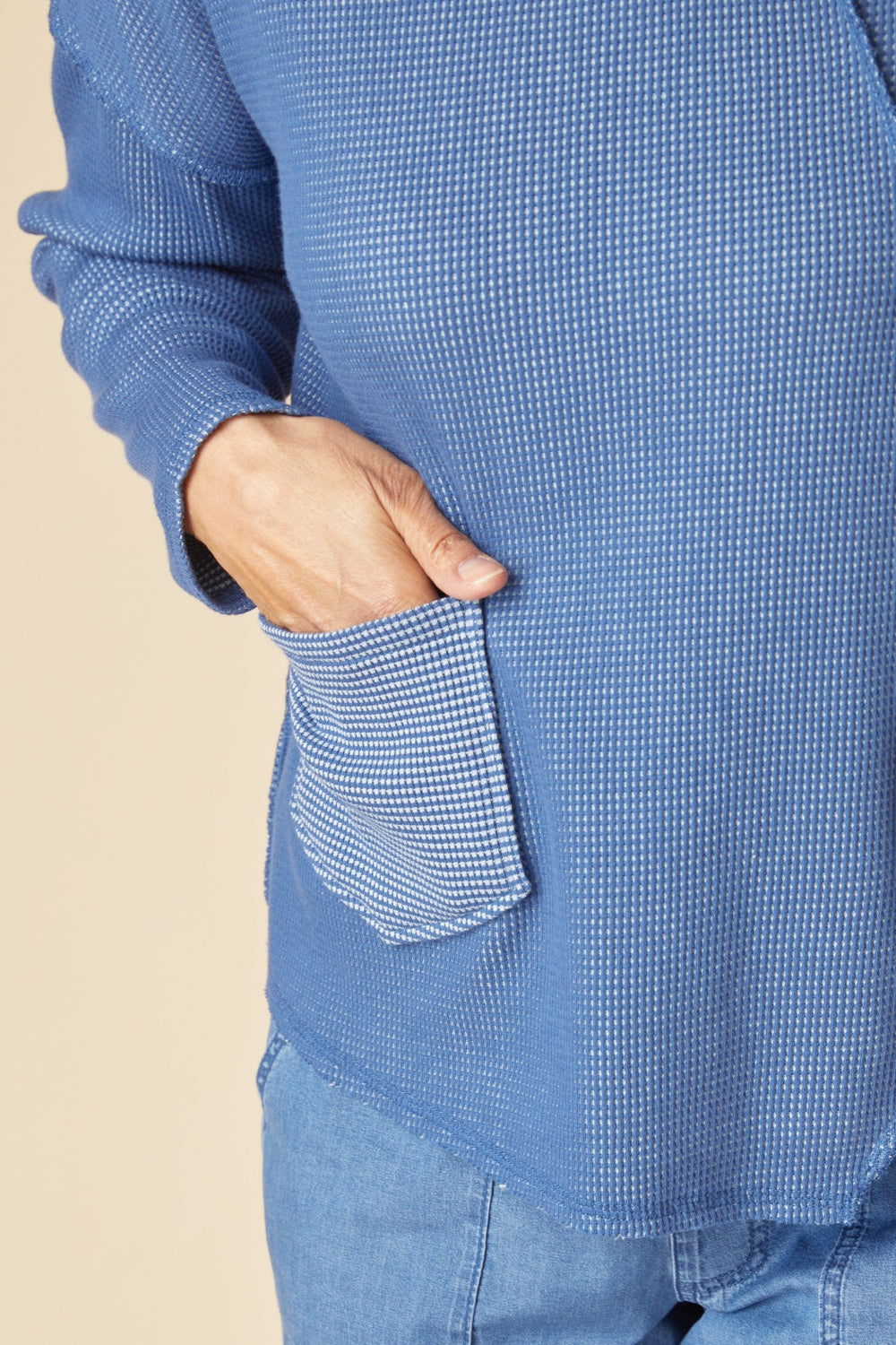 Habitat Inside Out Pullover — Denim Blue
