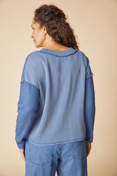 Habitat Inside Out Pullover — Denim Blue