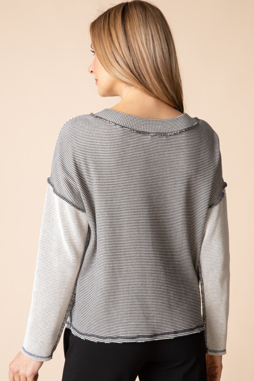 Habitat Inside Out Pullover — Winter White