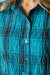 Habitat Crinkle Tunic Shirt — Pacific Teal