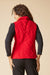Habitat Quilted Zip-Up Vest — Red