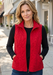Habitat Quilted Zip-Up Vest — Red