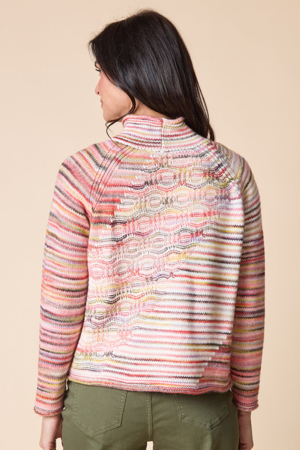 Habitat Mixed-Stitch Mock Neck Pullover
