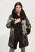 Taupe Faux Fur Reversible Coat