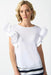 Vanilla Silky Knit Statement Sleeve Top