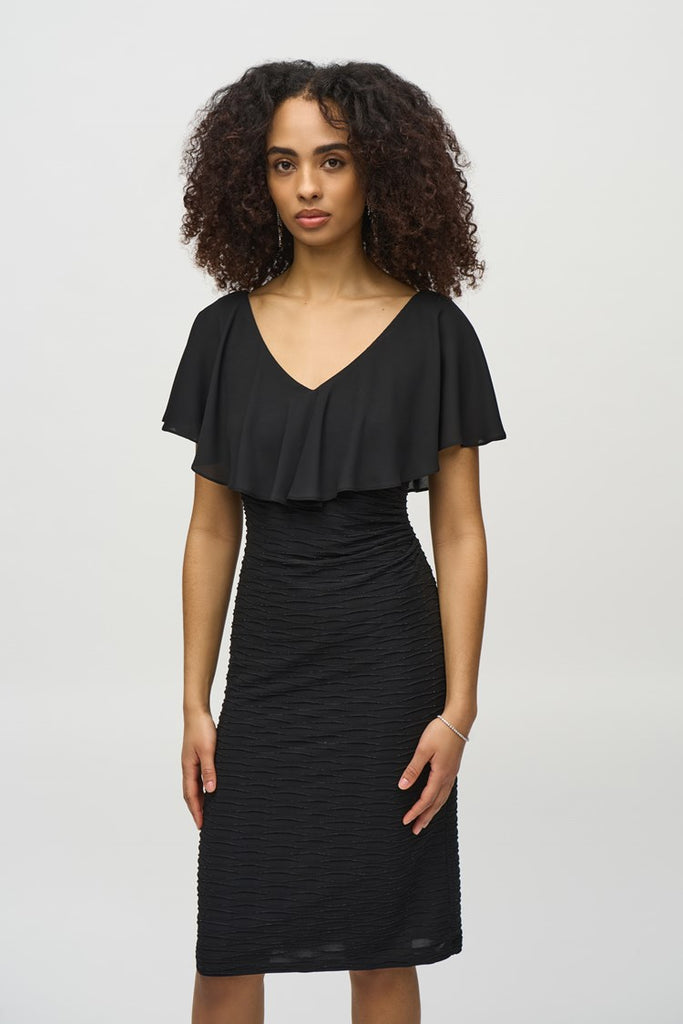 Black Flutter Sleeve Dress — Fabulous Female Boutique