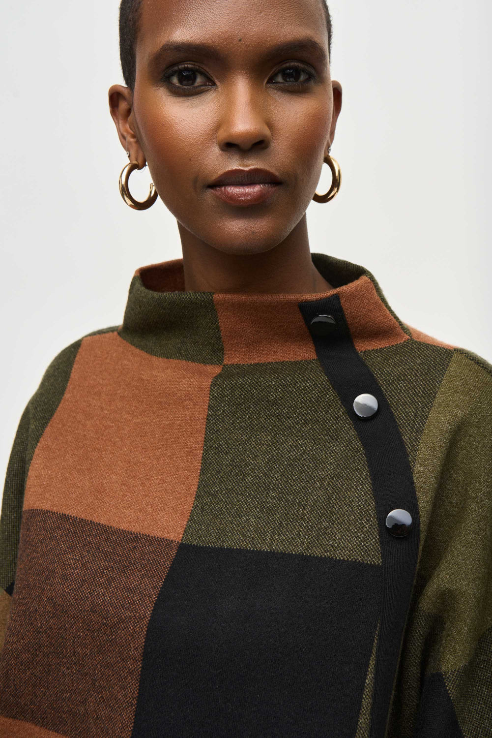 Plaid Jacquard Sweater