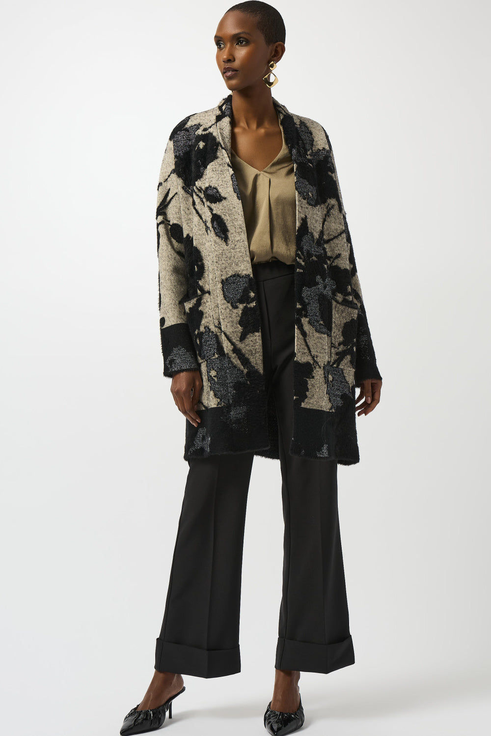 Champagne & Black Sweater