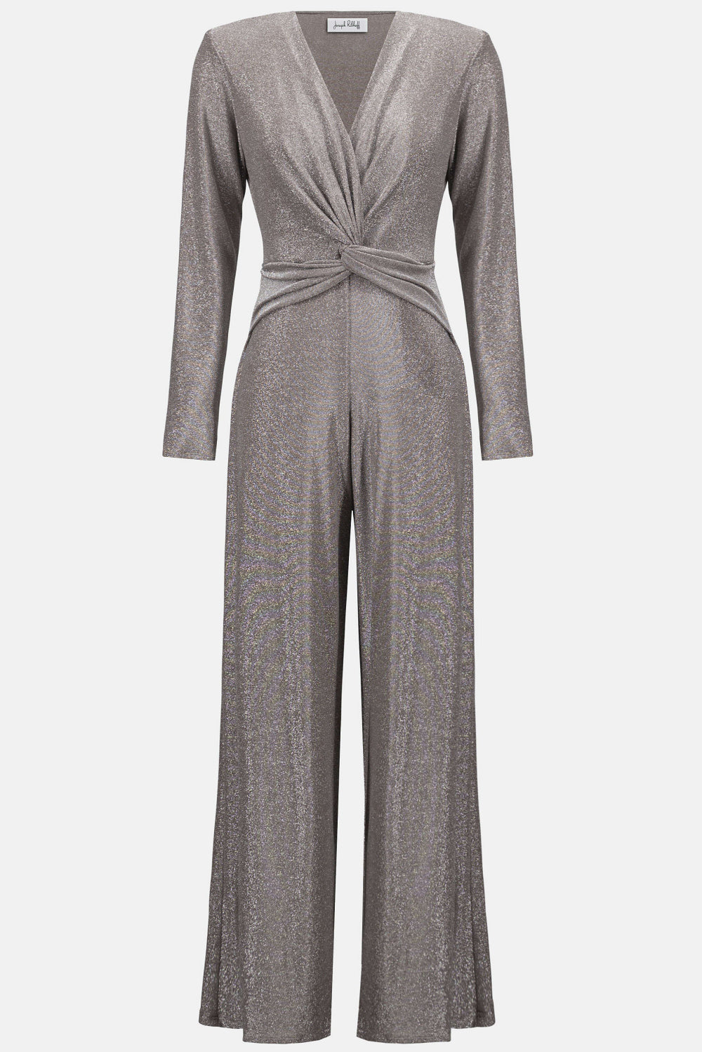 Sparkling Taupe Wide Leg Jumpsuit