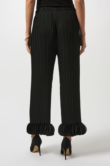 Georgette Wide Leg Pleated Pants