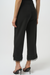 Black Culotte With Novelty Fringe Hem