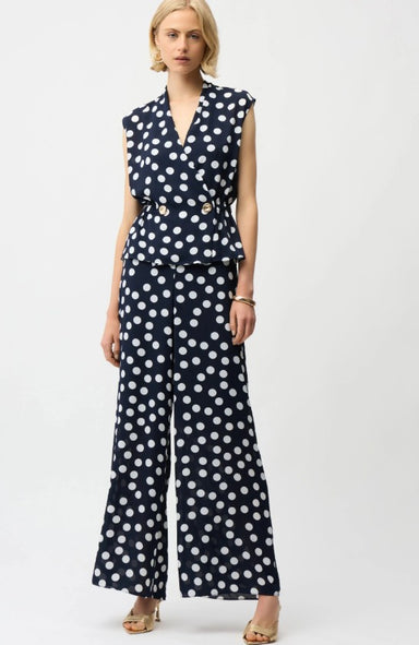Midnight Polka Dot Palazzo Pant