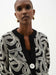 Black & White Novelty Mesh Jacket