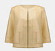 Flax Foiled Scuba Suede Jacket
