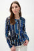 Black & Royal Blue Soutache Jacket
