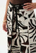 Woven Gauze Tropical Print Wide Leg Pant