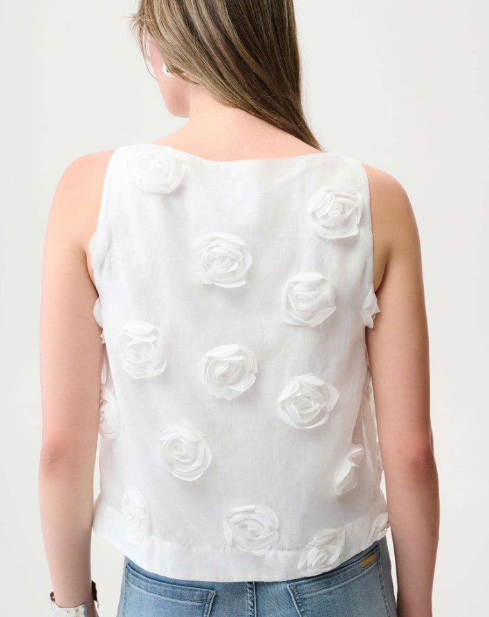 Soft White Sleeveless Top