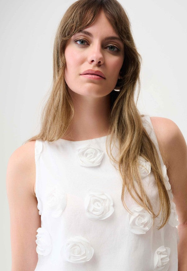 Soft White Sleeveless Top