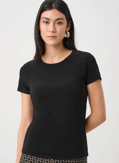 Black Short Sleeve Top