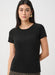 Black Short Sleeve Top