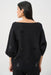 Joseph Ribkoff Boxy Black Embroidered Sweater