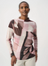 Joseph Ribkoff Geometric Print Lurex Sweater