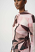 Joseph Ribkoff Geometric Print Lurex Sweater