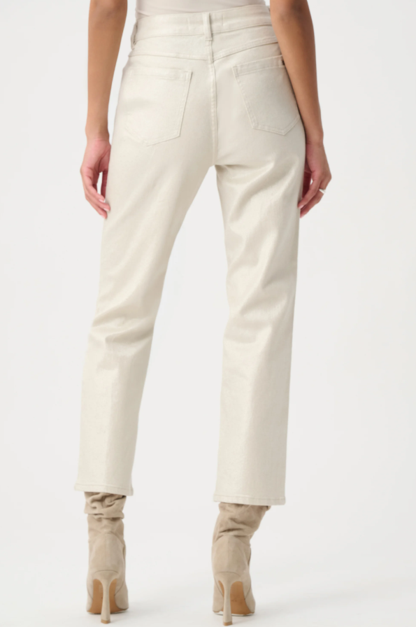Joseph Ribkoff Metallic Champagne Jeans