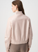 Joseph Ribkoff Metallic Leatherette Bomber Jacket — Pearl Blush