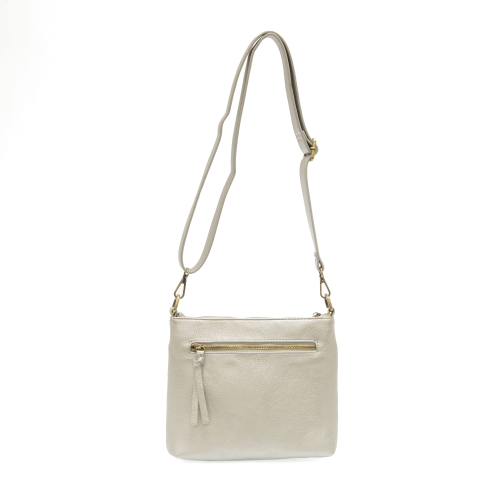 Metallic Silver Layla Crossbody