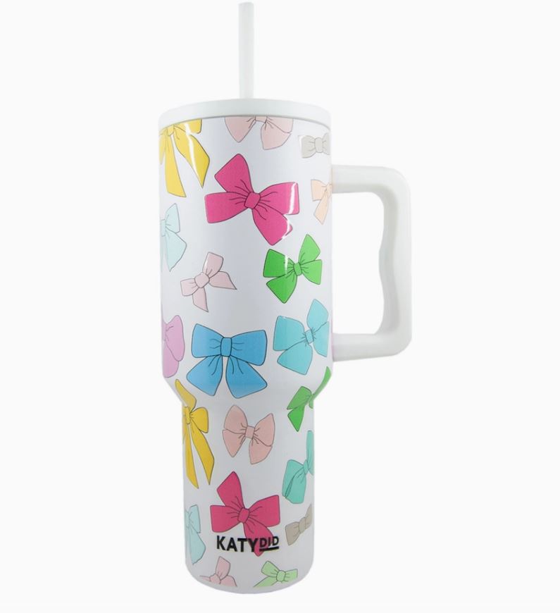 Multi Color Coquette Bows Tumbler