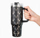 Deer All Over Black Tumbler