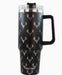 Deer All Over Black Tumbler